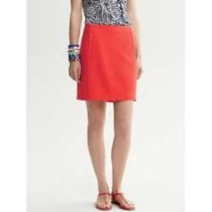 NWOT - Banana Republic Orange / Red Mini SKirt